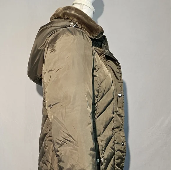Michael Kors Loden Down Faux Fur Jacket Women's Size extra Small